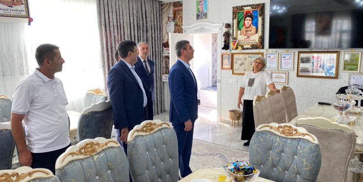 Vətən müharibəsi şəhidi Yusifzadə Ramil Adəm oğlunun əziz xatirəsi ehtiramla yad edilib